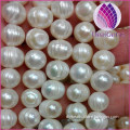 2015 Wholesale natural freshwater pearl button pearl 10-11mm white peach mauve with screw for jewelry